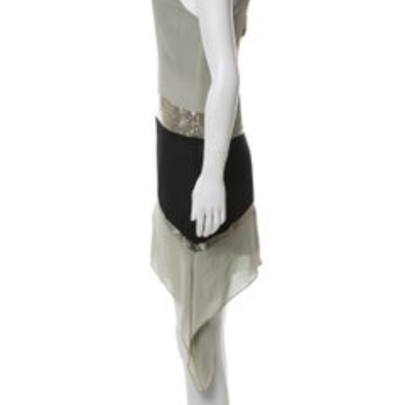 Parker Embellished Silk Mini Dress - Picture 3 of 4